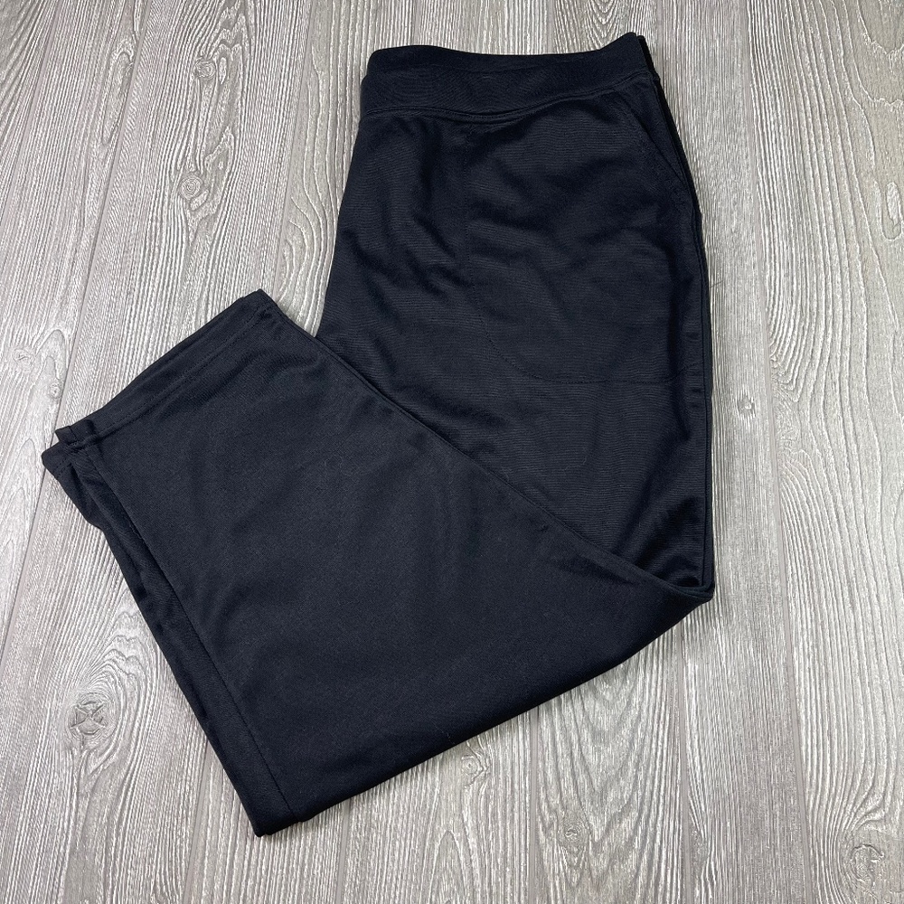 Women's Black Knit Pull-On Pants